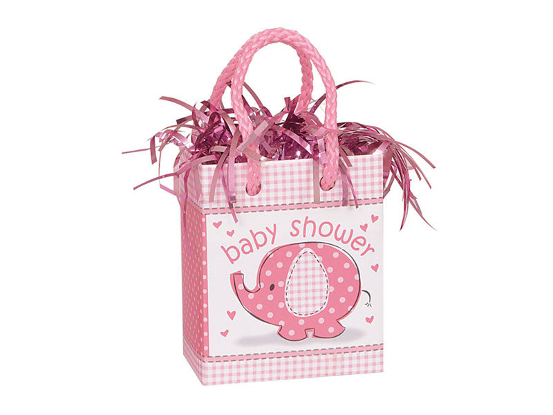 Ballongewicht Babyparty Elefant rosa Baby Shower