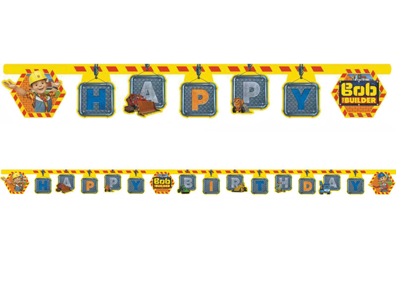 Buchstabenkette Bob der Baumeister Girlande