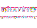 Buchstabenkette Einhorn Girlande