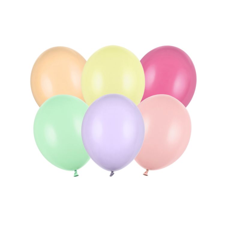 Ballonset Latexballons - 10 Stück | Light Pastel Mix