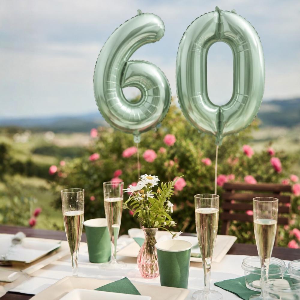 60. Geburtstag | Komplett Geburtstagsdeko Set