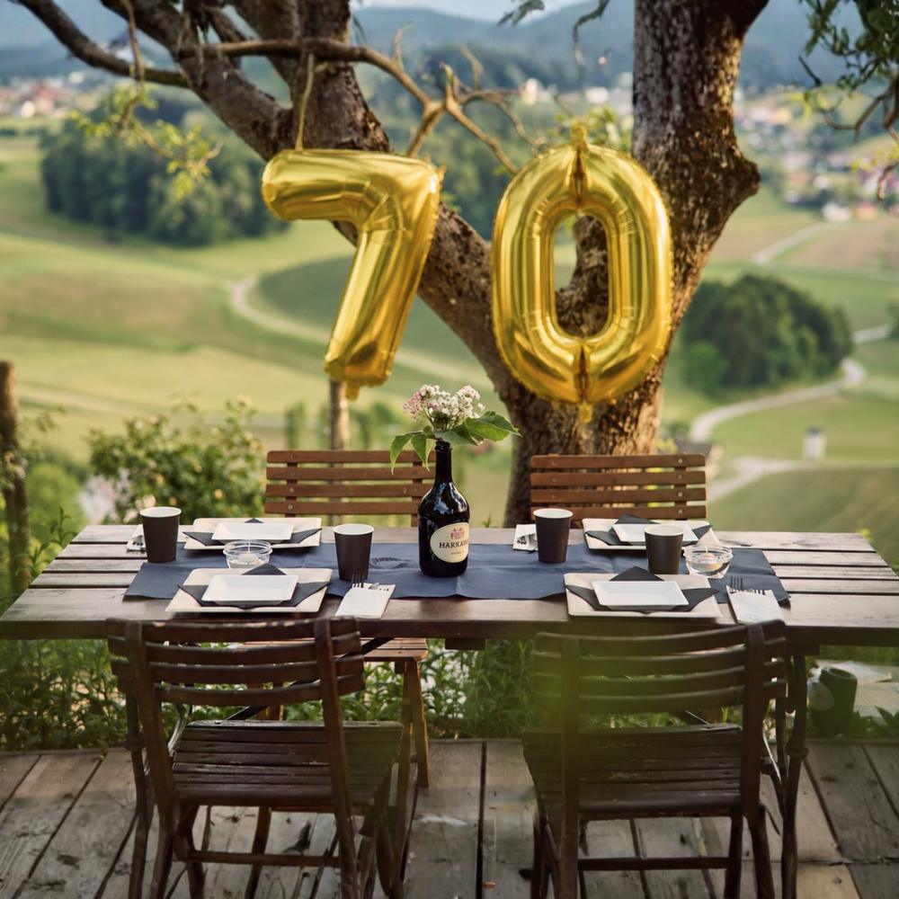 70. Geburtstag | Komplett Geburtstagsdeko Set