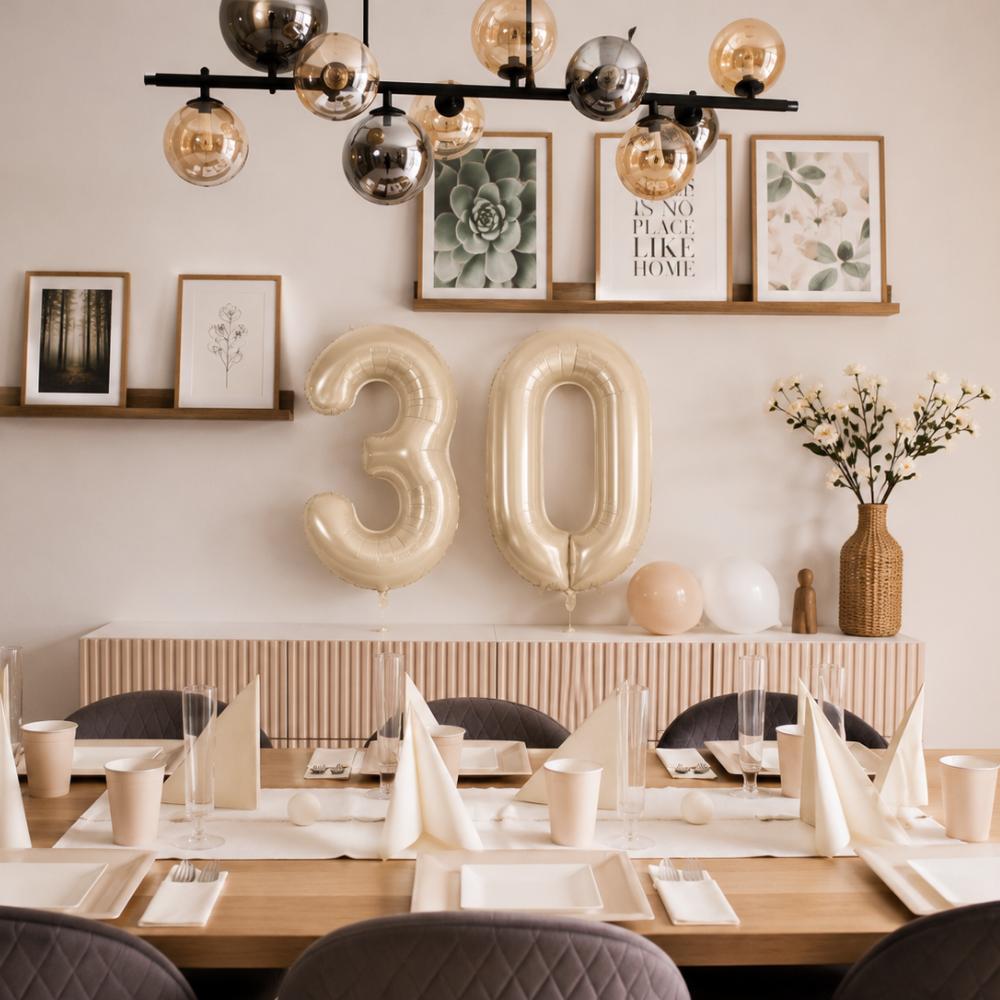 30. Geburtstag | Komplett Geburtstagsdeko Set