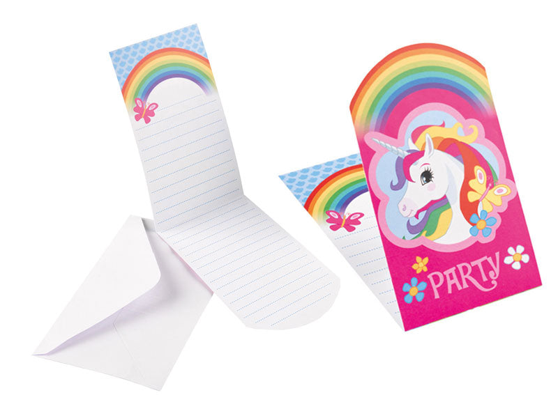 Geburtstagseinladungen Einhorn Einladungskarten Unicorn Kindergeburtstag