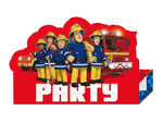 Geburtstagseinladungen Feuerwehrmann Sam Einladungskarten Kindergeburtstag