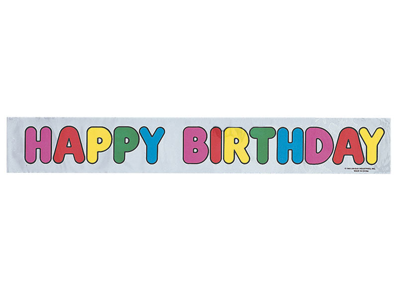 Happy Birthday Banner Girlande