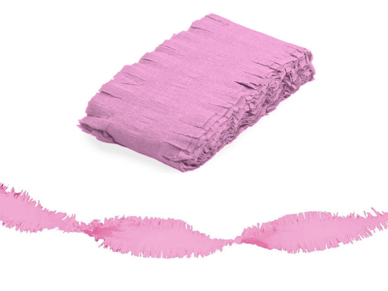 Kreppgirlande rosa