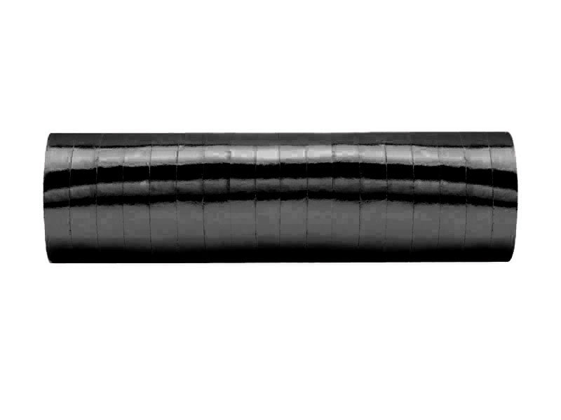 Luftschlangen schwarz metallic