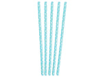 Papierstrohhalme blau Papiertrinkhalme