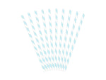 Papierstrohhalme hellblau Papiertrinkhalme