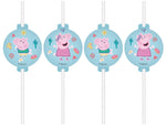 Papierstrohhalme Peppa Wutz Papiertrinkhalme Peppa Pig