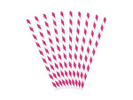 Papierstrohhalme pink Papiertrinkhalme
