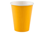 Partybecher gelb Pappbecher