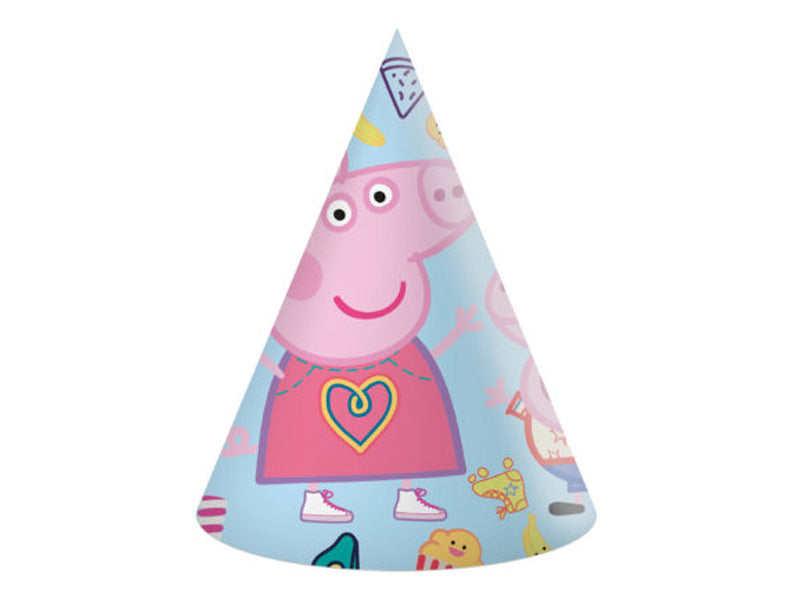 Partyhüte Peppa Wutz für die Peppa Pig Party