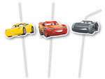 Strohhalme Cars Autos Trinkhalme