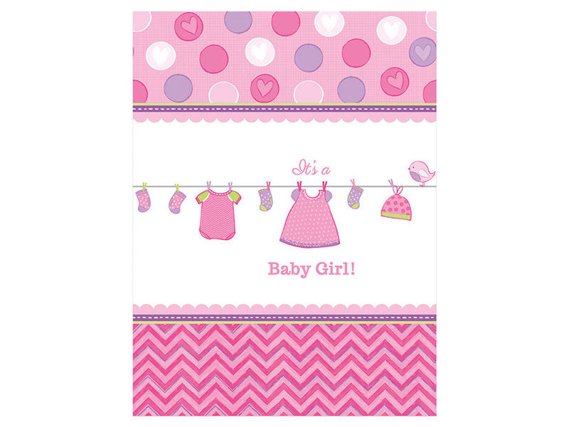 Tischdecke Baby Shower Girl Babyparty Mädchen