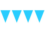 Wimpelkette blau 10m Wimpelgirlande