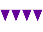 Wimpelkette lila 10m Wimpelgirlande