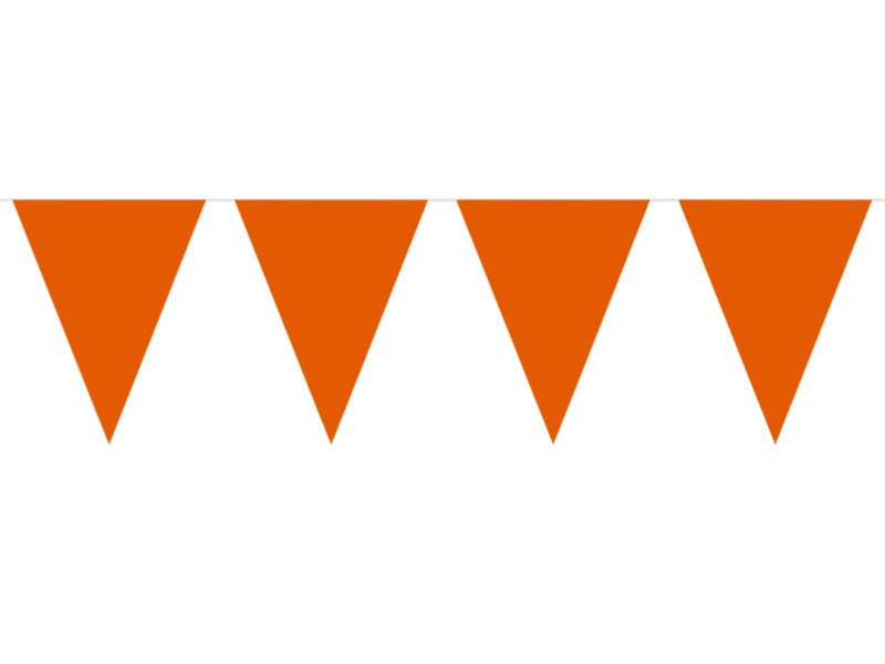 Wimpelkette orange 10m Wimpelgirlande
