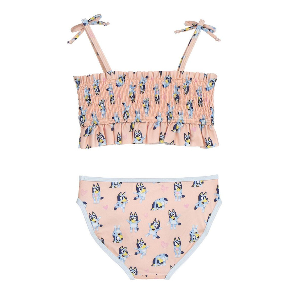 Bluey Peach Kinderbadeanzug, Bikini 2-6 Jahre