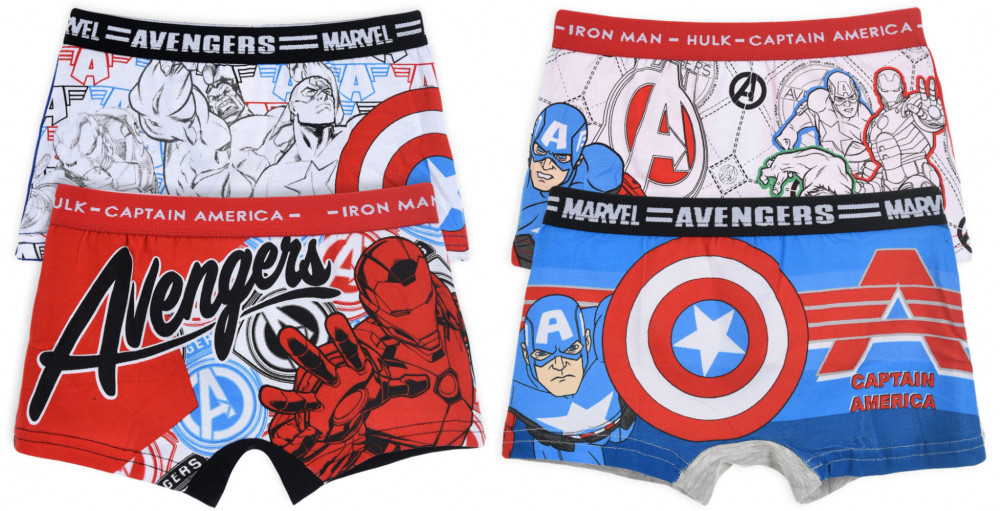 Avengers Kinder Boxershorts 2 Stück/Paket
