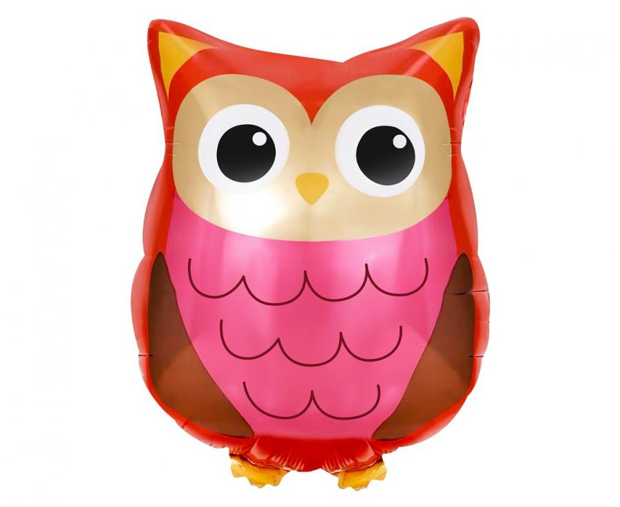 Tiere Eule Folienballon 40 cm