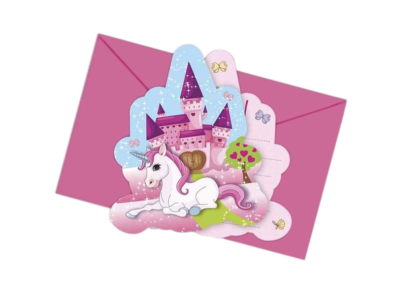Geburtstagseinladungen Einhorn Einladungskarten Unicorn Kindergeburtstag