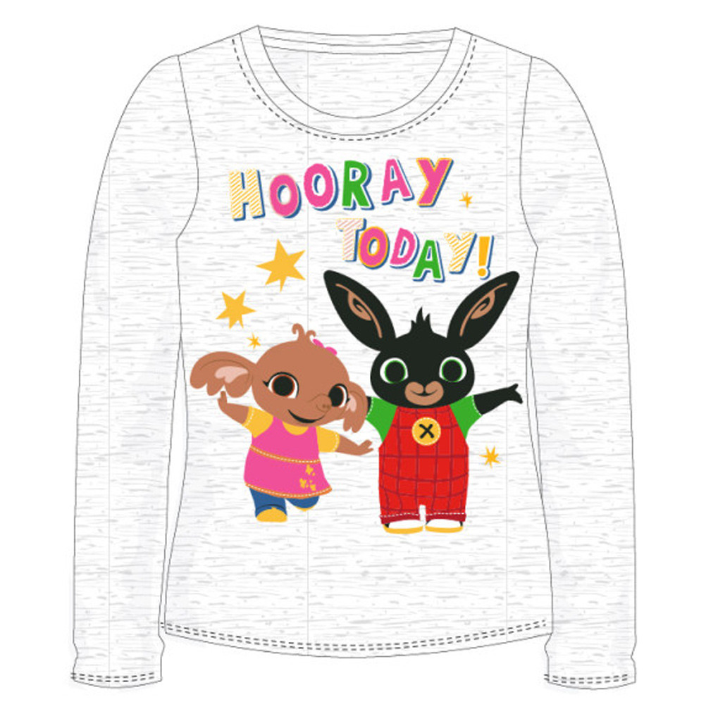 Bing Hooray Grey Kinder Langarmshirt 2 Jahre / 92 cm