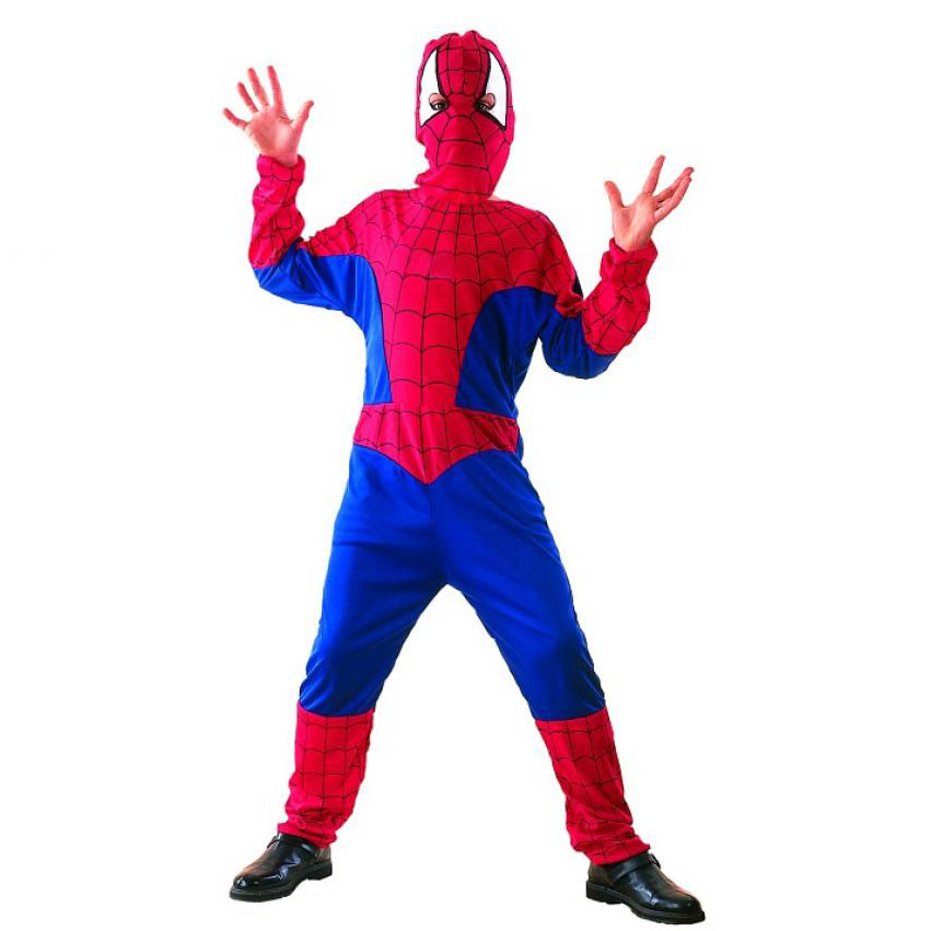 Halloween Saver Spider hero Kostüm 120/130 cm