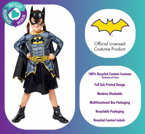 Batman Batgirl Kostüm 2-3 Jahre