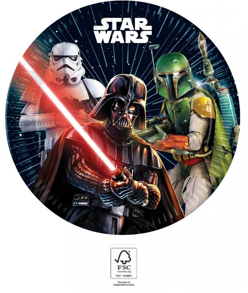 Star Wars Galaxy Pappteller 8 Stück 23 cm FSC
