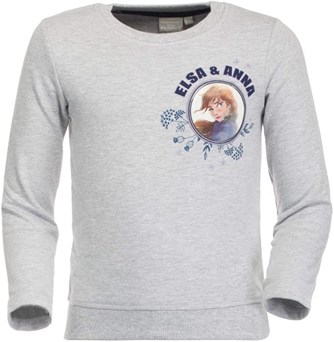 Disney Eiskönigin Kinderpullover mit holografischem Muster 110/116 cm