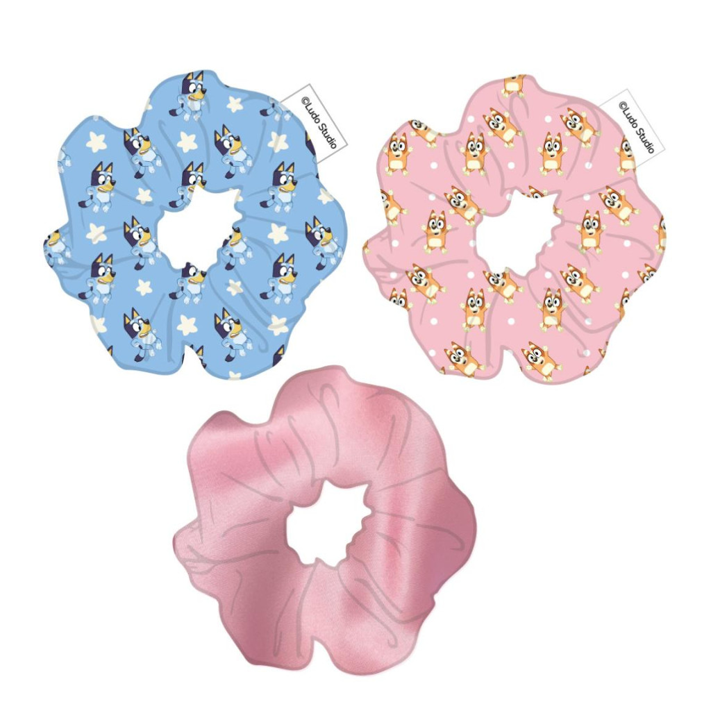 Bluey Fun 3-teiliges Haargummi-Set