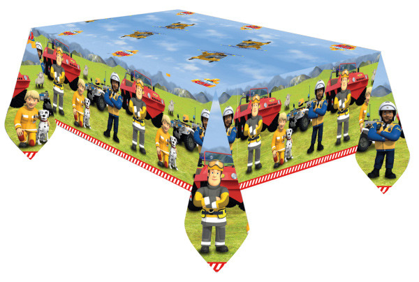 Feuerwehrmann Sam Teamwork Papiertischdecke 120x180 cm