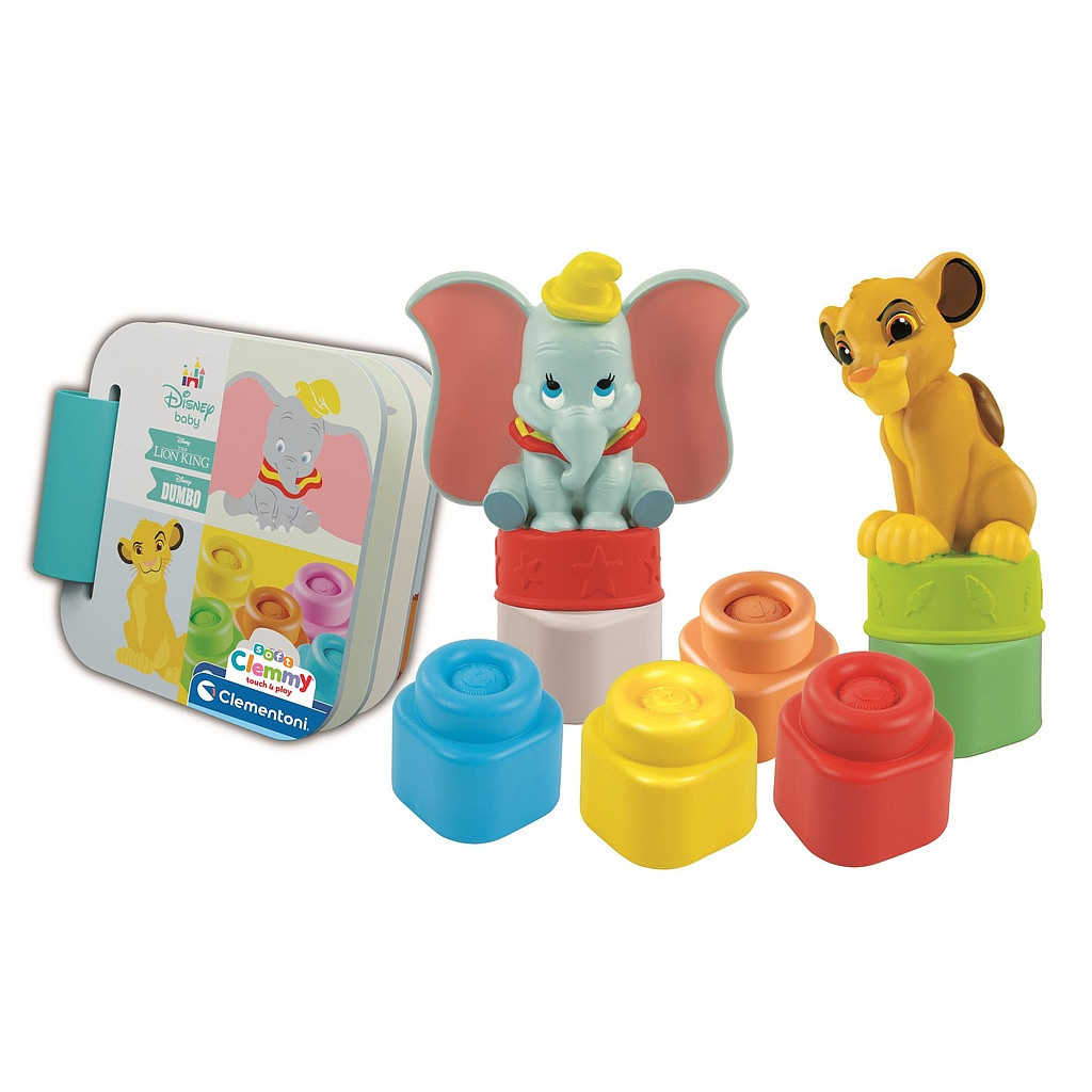 Disney Classics Clemmy Baustein-Satz mit Buch Clementoni