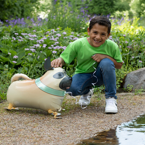 Hund gehender Folienballon 60 cm