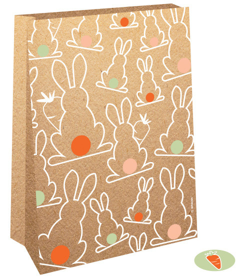 Ostern Bunny i Papiertüte 4er-Set
