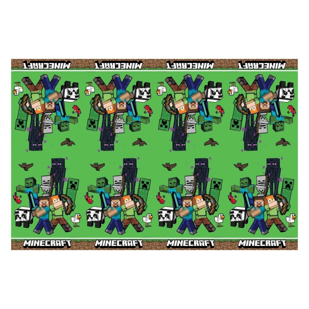 Minecraft Green Kunststoff Tischdecke 120x180 cm