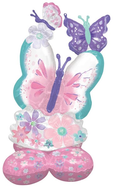 Schmetterling Flutter AirLoonz riesiger Folienballon 111 cm