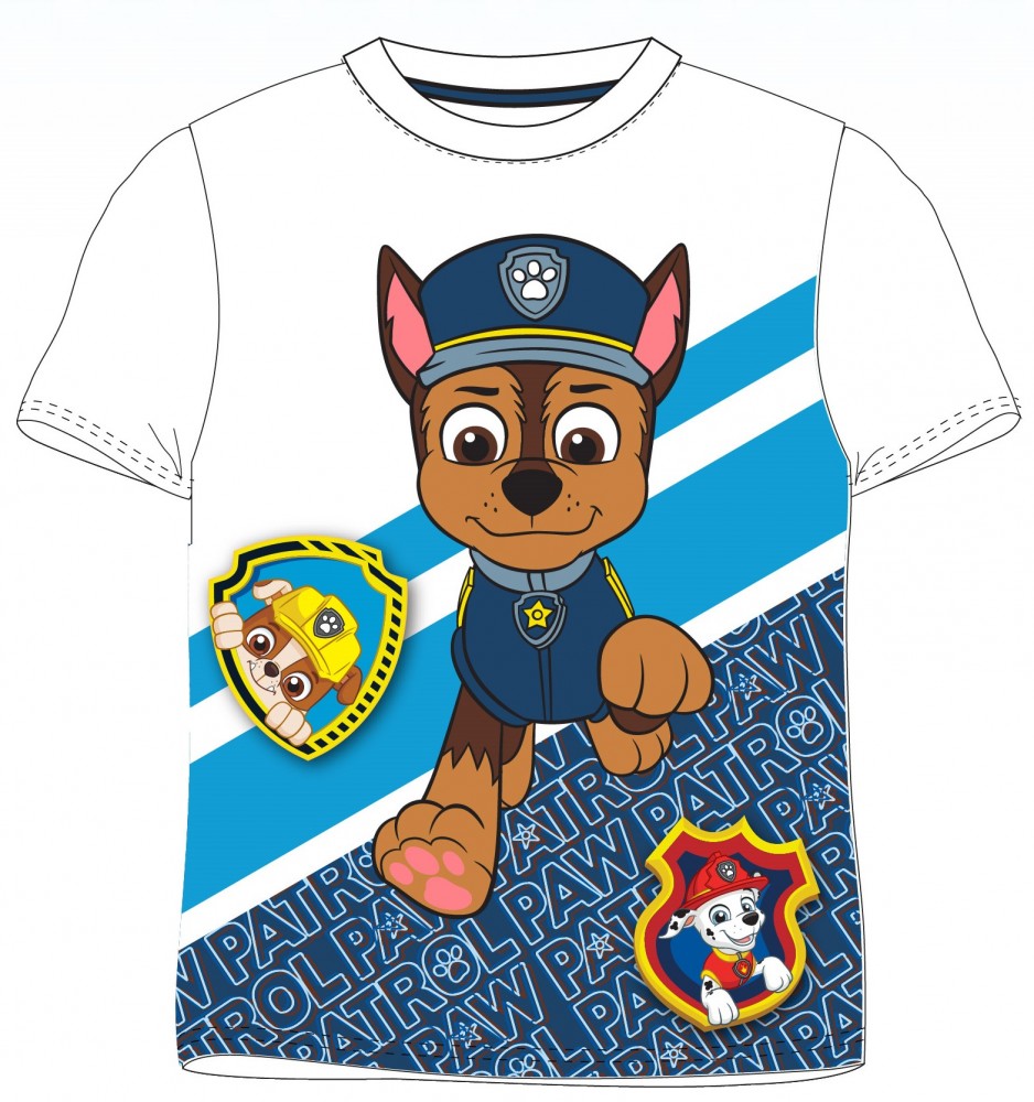 Paw Patrol Kinder kurzes T-Shirt, Oberteil 98-128 cm