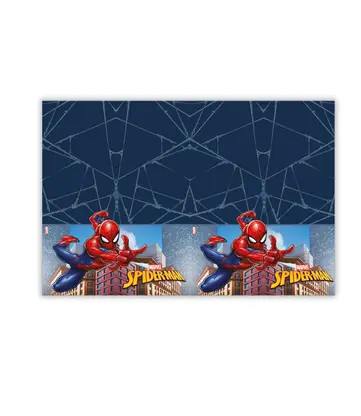 Spiderman Crime Fighter Kunststoff-Tischdecke 120x180 cm