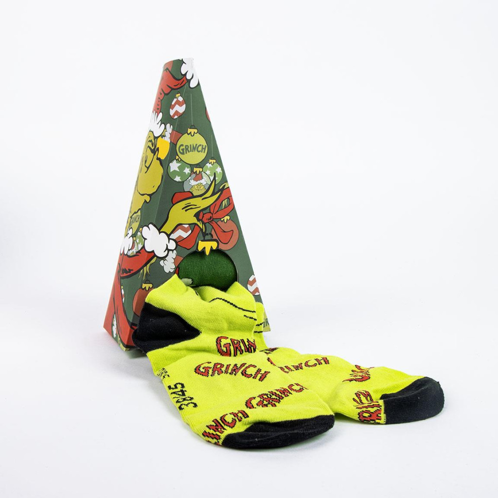 Der Grinch Gift Erwachsenen lange Socken Set in Geschenkbox