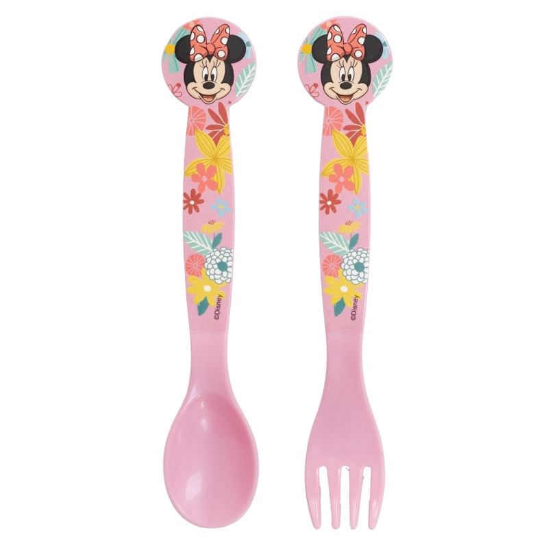 Disney Minnie  Spring Kunststoff Besteckset - 2-teilig