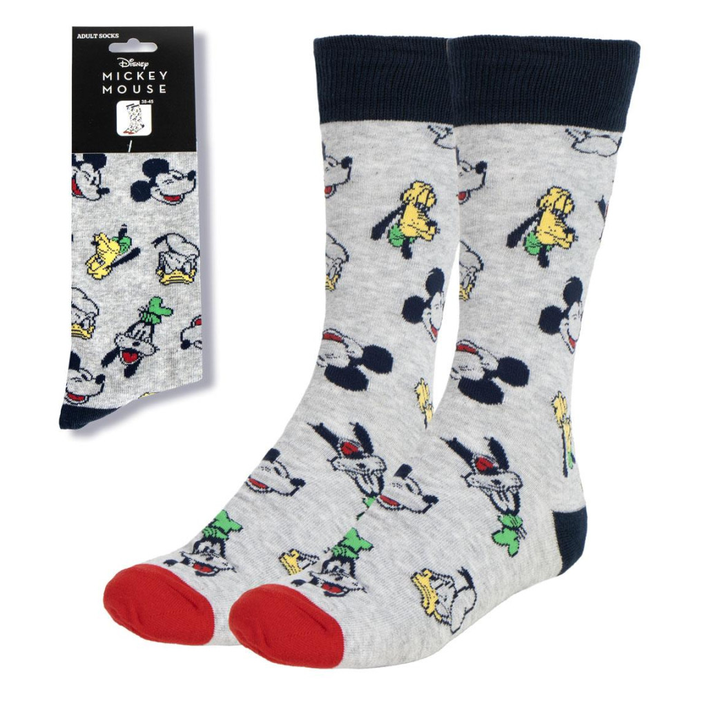 Disney Mickey Erwachsene lange Socken 38/45