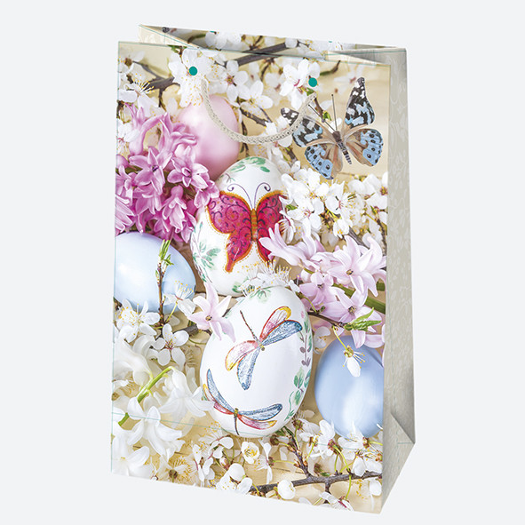 Ostern Eggs Papiergeschenktasche 16x24x7 cm