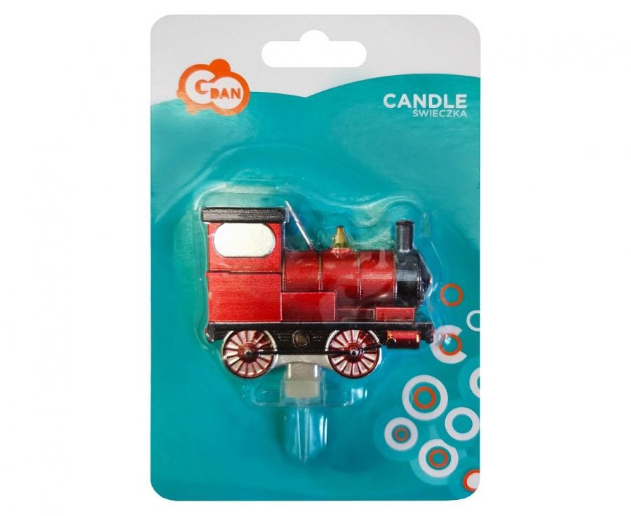 Fahrzeug Metallic Zug Kuchenkerze