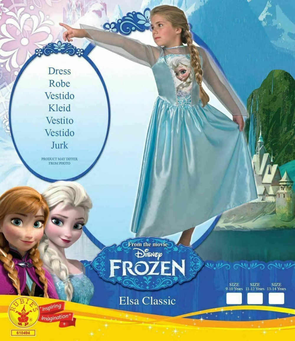 Disney Eiskönigin Rubies Elsa Kostüm 9-10 Jahre