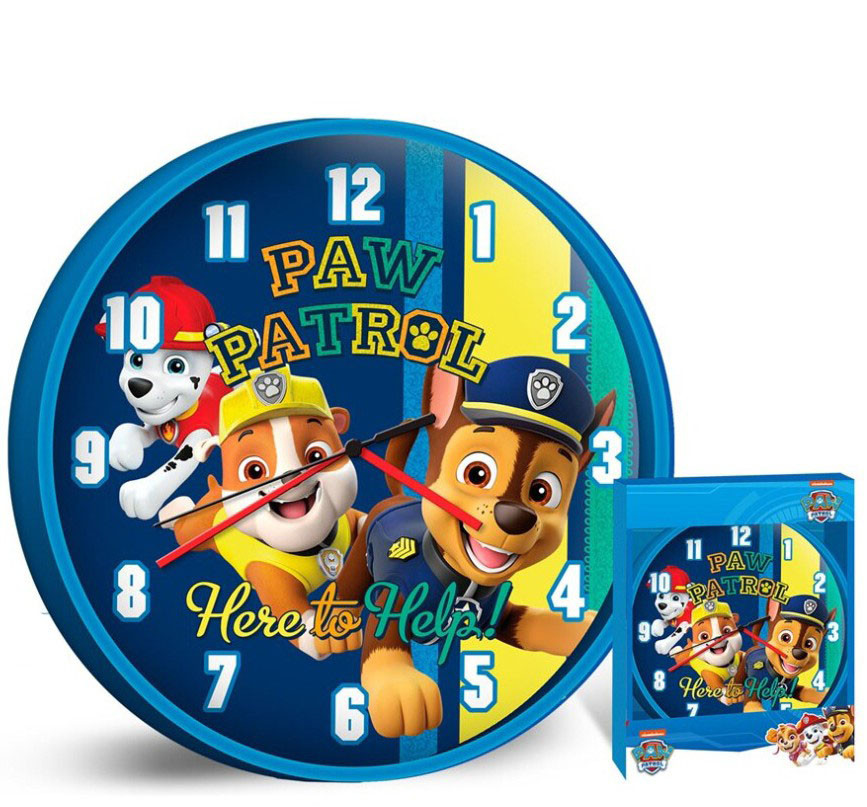 Paw Patrol Wanduhr 25 cm