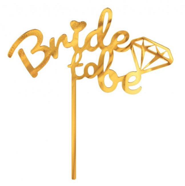 Hochzeit Bride to be Junggesellinnenabschied Kuchen Dekoration 16x15cm