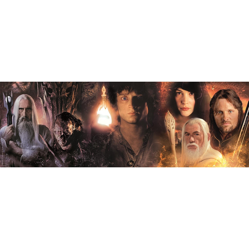 Herr der Ringe Panorama Kompaktpuzzle 1000 Teile Clementoni